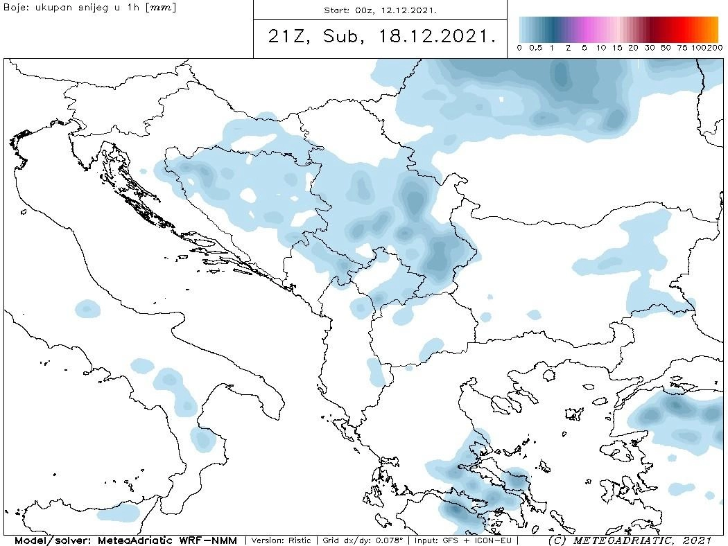 Αρκετές βροχοπτώσεις 💧 στην ανατολική χώρα και χιονοπτώσεις ❄️ που θα φθάσουν μάλιστα ως τα ημιπεδινά στα τέλη της νέας εβδομάδας 13-19/12/21