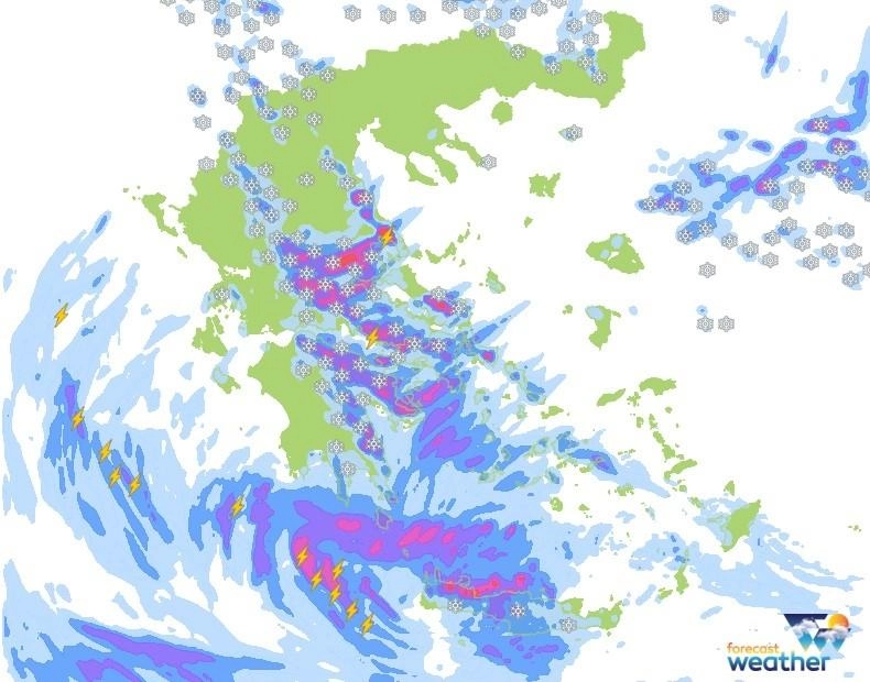 Ο λευκός επισκέπτης χτυπάει την πόρτα στην χώρα μας. Χιόνια σε χαμηλά υψόμετρα μέχρι το τέλος του χρόνου.