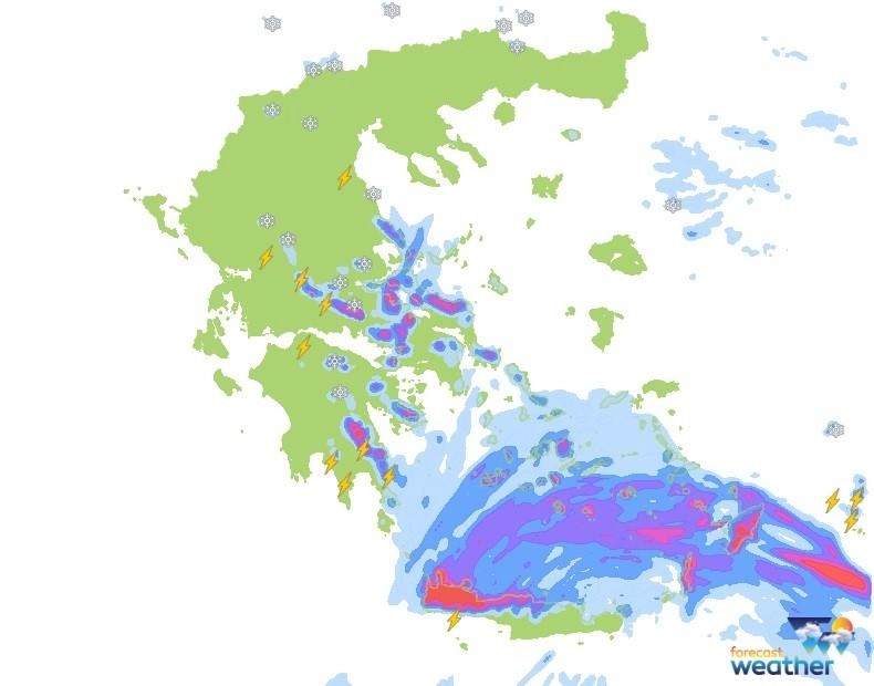 Βροχές στα νότια και θυελλώδεις βοριάδες στο Αιγαίο την Παρασκευή 31-12-21