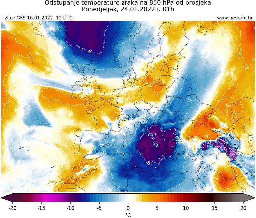 ❄️ Αστατος ο καιρός τη νέα εβδομάδα (17-23/01/22) με τάση αξιόλογης ψυχρής εισβολής και χιονοπτώσεων ακόμη και σε πεδινά τμήματα