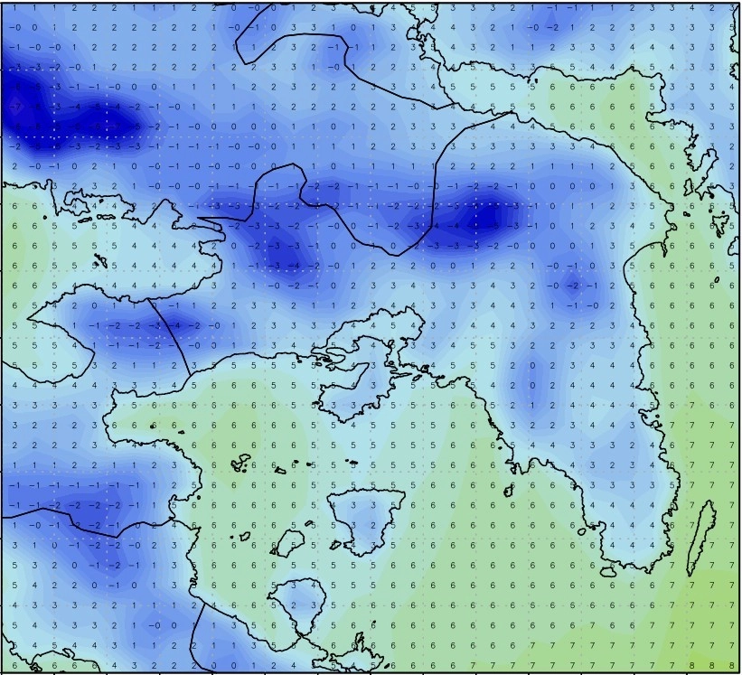 Πυκνές χιονοπτώσεις τις πρωινές ώρες της Κυριακής στον  Ν. Αττικής.