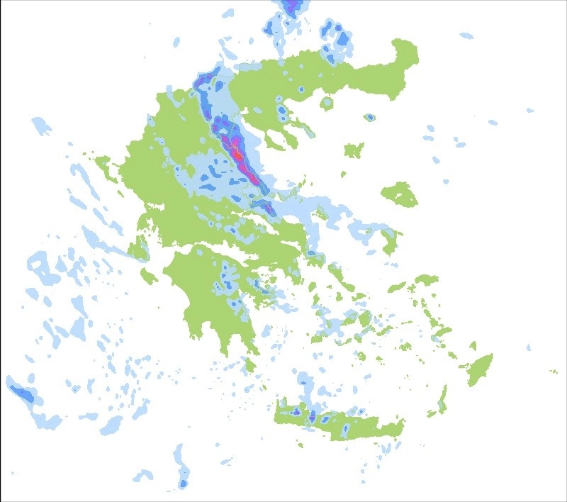 💧 Τοπικές βροχές από το βράδυ σε πολλά τμήματα το Σάββατο 12-02-22
