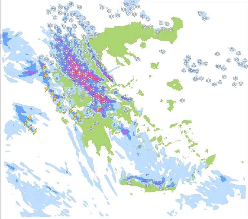 ❄️Πολικό ψύχος την νέα εβδομάδα στην χώρα μας - Χιονοπτώσεις και στα πεδινά της χώρας.