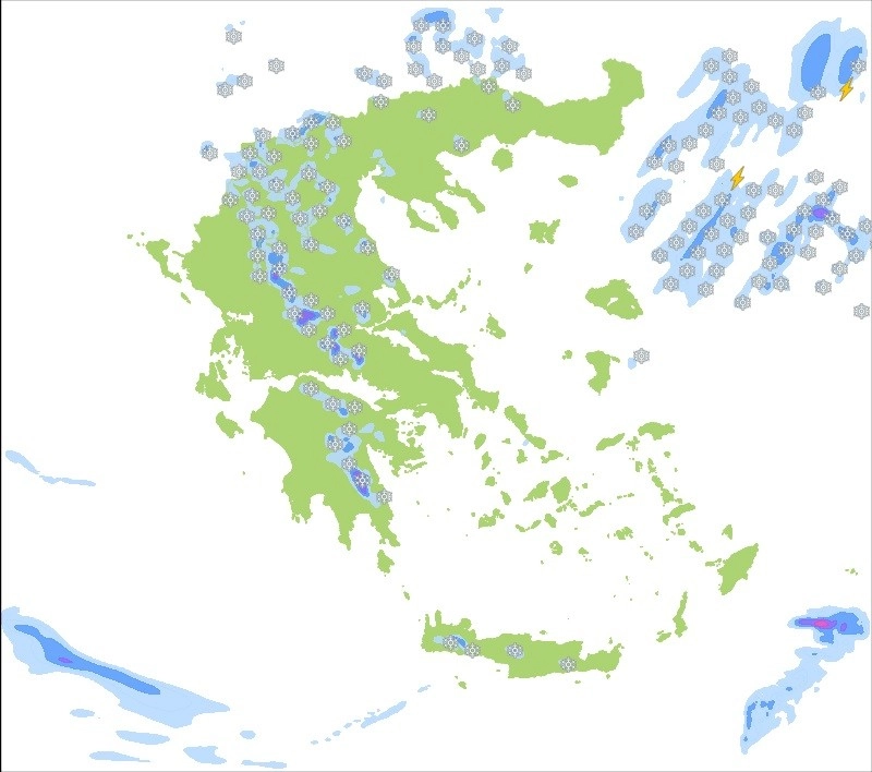 Νέα ψυχρή εισβολή - Θυελλώδεις βοριάδες στο Αιγαίο - Πρόγνωση καιρού για το διάστημα 17 έως 20/03/22