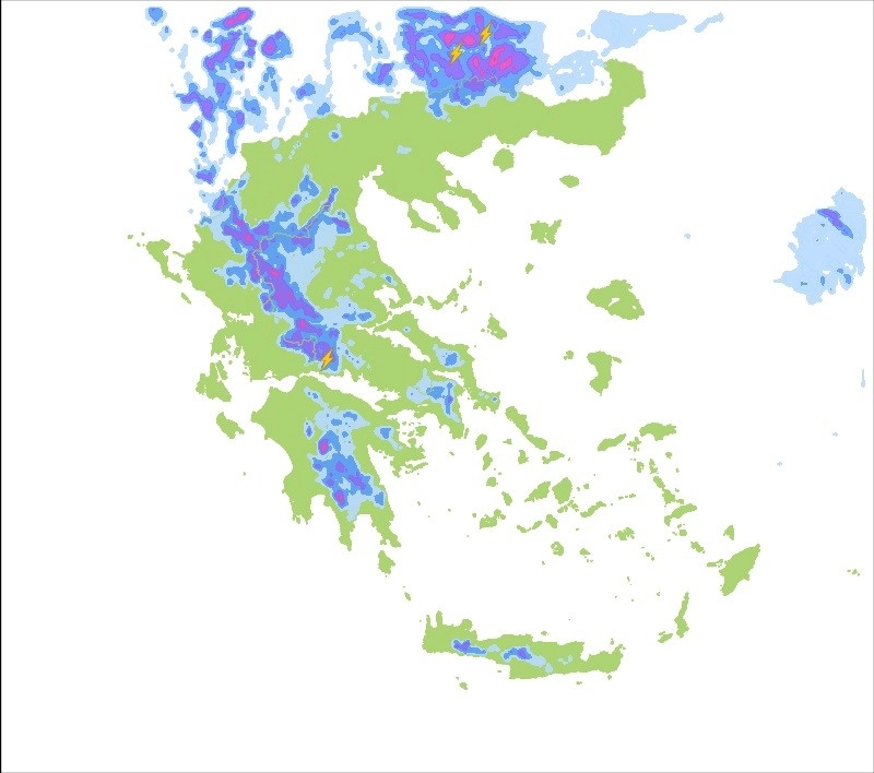 Τοπικά έντονες βροχές και καταιγίδες τις μεσημεριανές ώρες του Σαββάτου. Δελτίο καιρού 14/5/2022