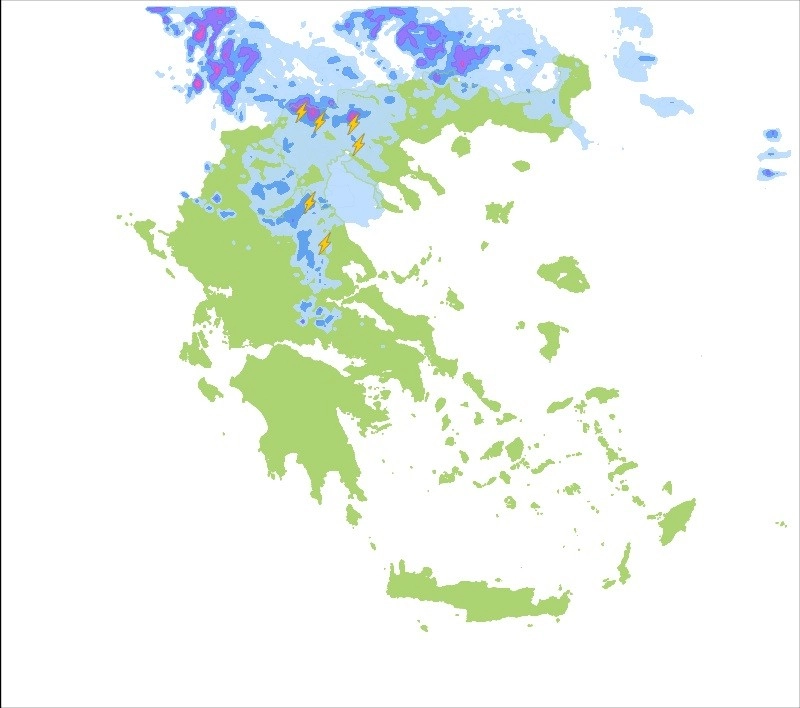 Γενικά αίθριος ο καιρός με τοπικές βροχοπτώσεις τις μεσημεριανές ώρες στην κεντρική και βόρεια Ελλάδα.