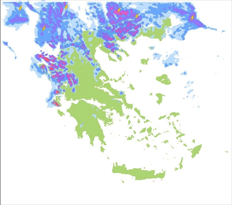 Τοπικά ισχυρές καταιγίες τις μεσημεριανές ώρες και αύριο Πέμπτη. Δελτίο καιρού 9/6/2022