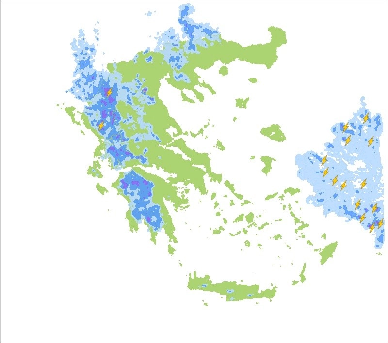 Τοπικές βροχές και καταιγίδες κυρίως στην δυτική και βόρεια Ελλάδα. Δελτίο καιρού 16/6/2022.