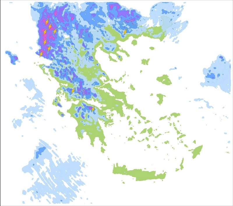 Επιδείνωση με τοπικές καταιγίδες στα δυτικά και βόρεια τo Σάββατο13/08/22.