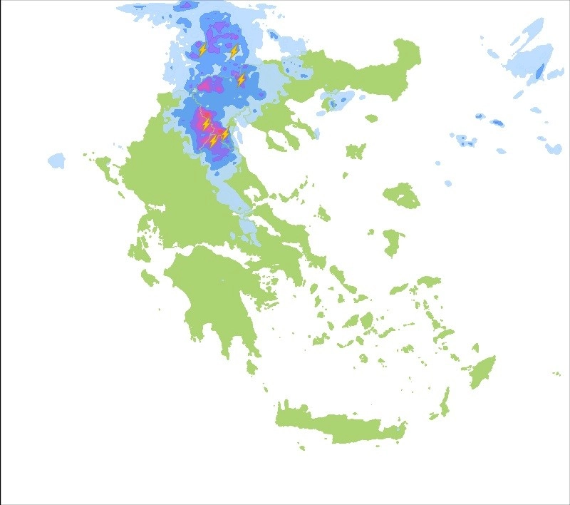 Έκτακτο δελτίο τοπικά ισχυρών καιρικών φανομένων τις επόμενες ώρες. Δελτίο καιρού 5/9/2022.
