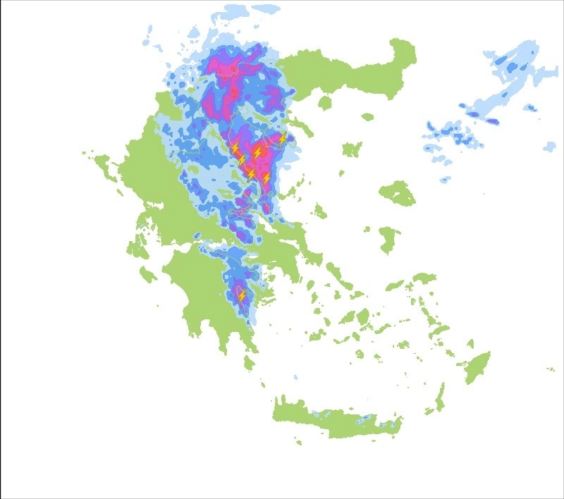 Έκτακτο δελτίο τοπικά ισχυρών καιρικών φανομένων τις επόμενες ώρες. Δελτίο καιρού 5/9/2022.