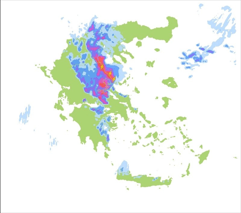 Έκτακτο δελτίο τοπικά ισχυρών καιρικών φανομένων τις επόμενες ώρες. Δελτίο καιρού 5/9/2022.
