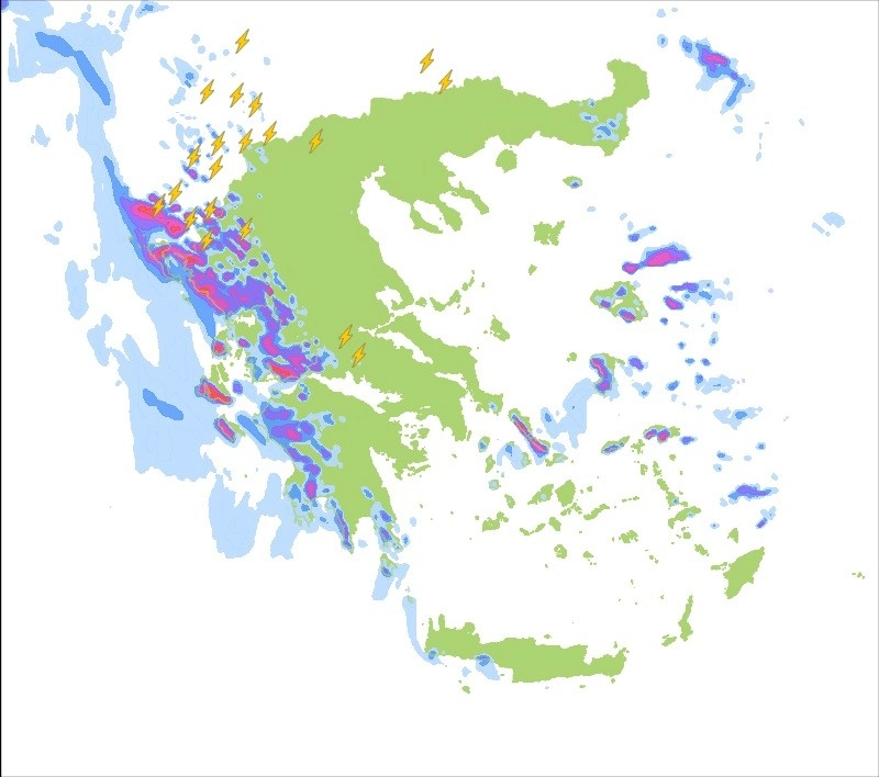 Σποραδικές βροχές κατά τόπους και υψηλές για την εποχή θερμοκρασίες αύριο Σάββατο 19-11-22.