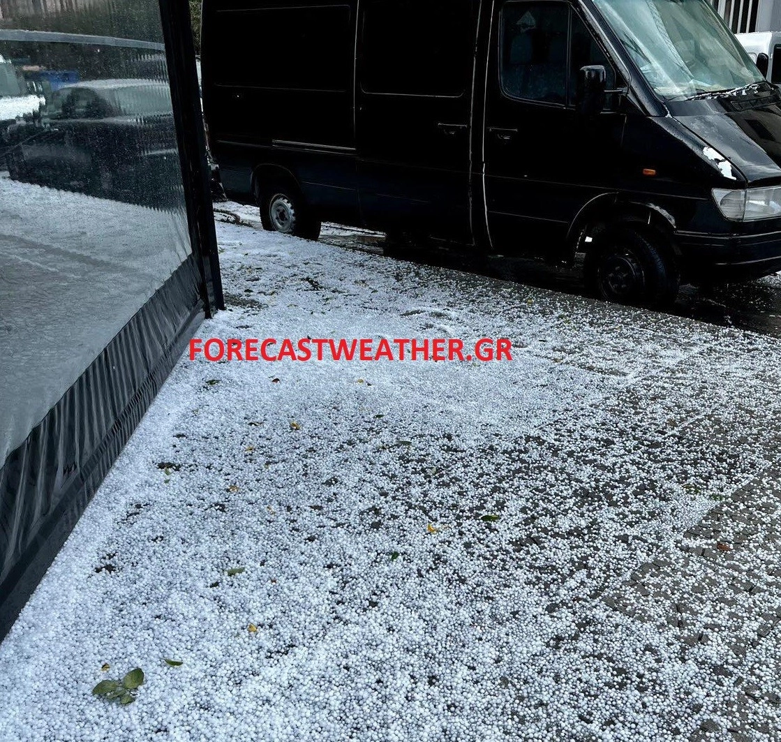 Ισχυρή χαλαζόπτωση στην πόλη της Πάτρας. Δείτε βίντεο - φωτογραφίες.