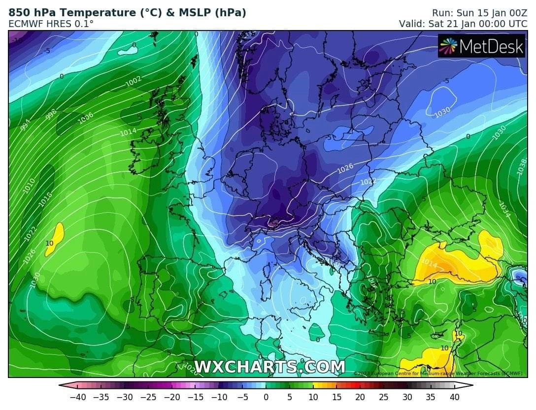 Πολικός κυκλώνας από την Τρίτη στην Ευρώπη : Σφοδρές χιονοπτώσεις αναμένονται στην Σλοβενία σήμερα και αύριο