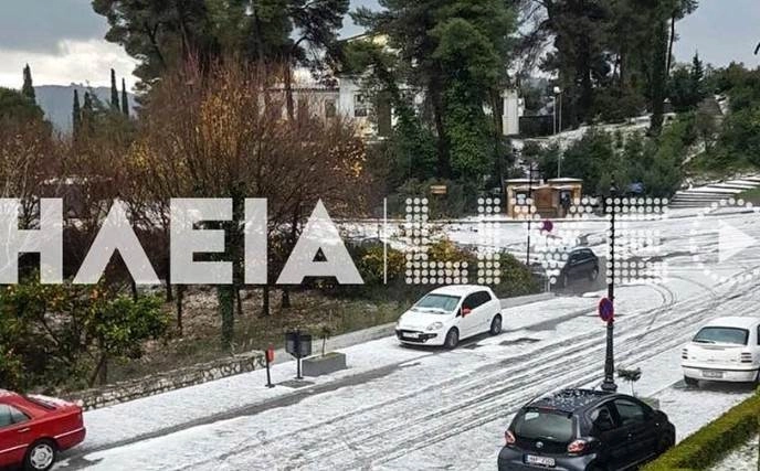 Χαλάζι σε μέγεθος καρυδιού 