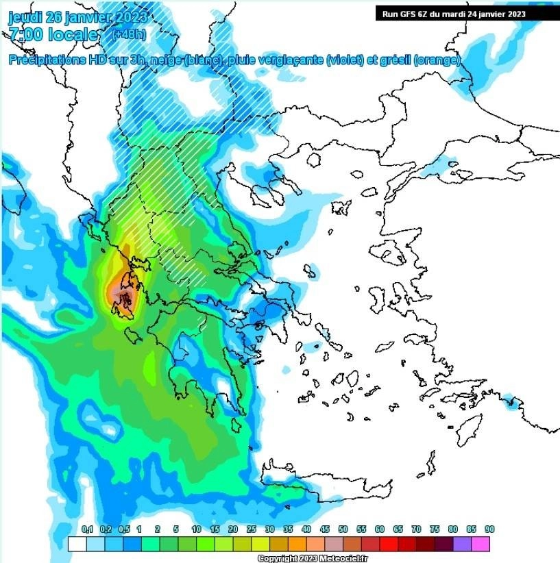 Ισχυρή κακοκαιρία στη χώρα μας με βροχές, καταιγίδες και πυκνές χιονοπτώσεις ακόμα και σε χαμηλότερα υψόμετρα  