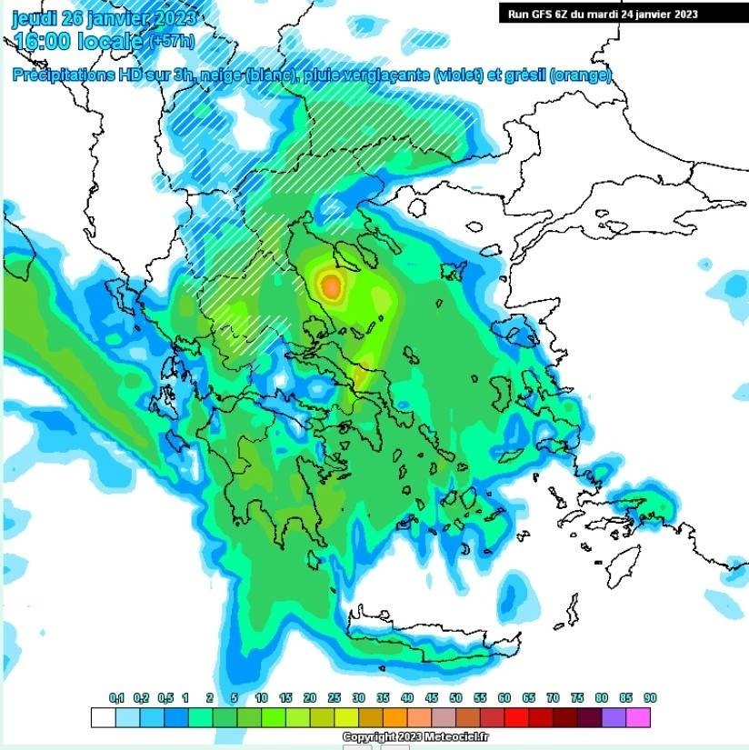 Ισχυρή κακοκαιρία στη χώρα μας με βροχές, καταιγίδες και πυκνές χιονοπτώσεις ακόμα και σε χαμηλότερα υψόμετρα  