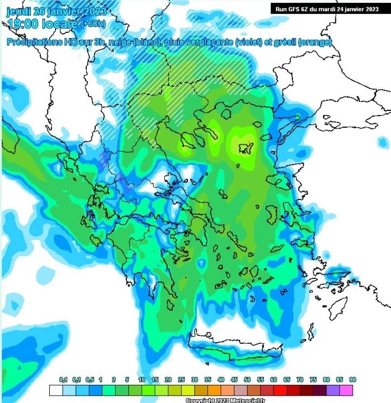 Ισχυρή κακοκαιρία στη χώρα μας με βροχές, καταιγίδες και πυκνές χιονοπτώσεις ακόμα και σε χαμηλότερα υψόμετρα  