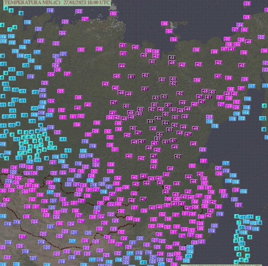 Απόλυτο ψύχος στην Σιβηρία : Η αρκτική μάζα αέρα έφτασε μέχρι τις τροπικές περιοχές της Νοτιοανατολικής Ασίας