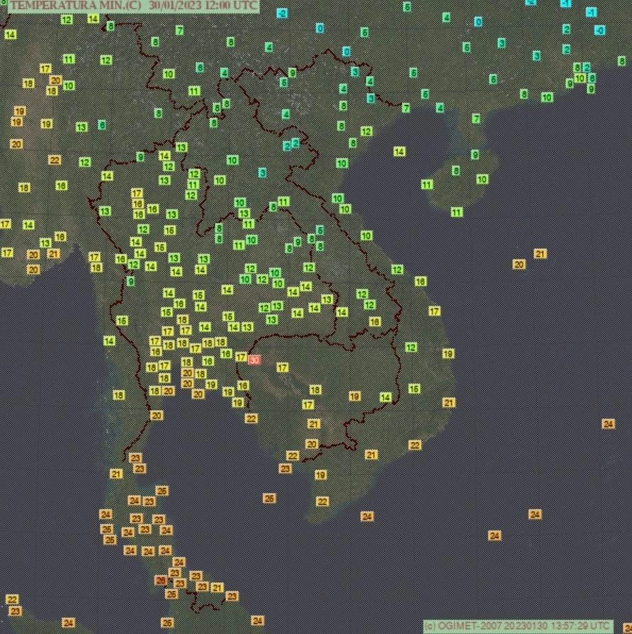 Απόλυτο ψύχος στην Σιβηρία : Η αρκτική μάζα αέρα έφτασε μέχρι τις τροπικές περιοχές της Νοτιοανατολικής Ασίας