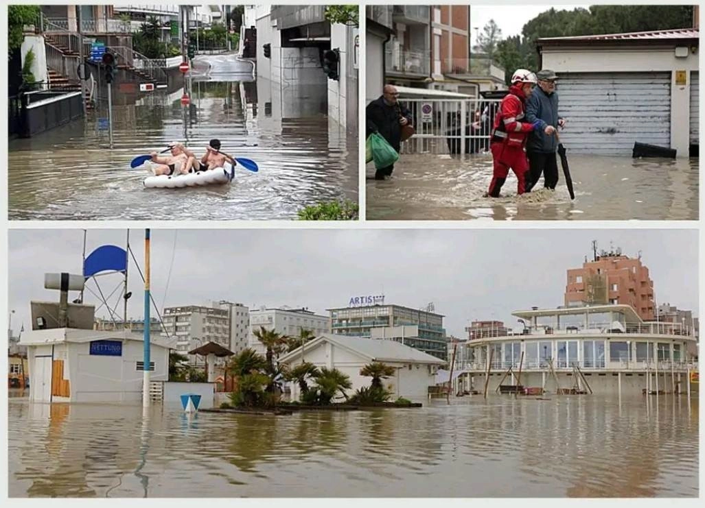 Ιταλία : 500 χιλιοστά σε 36 ώρες, 9 νεκροί, πάνω από 10.000 εγκατέλειψαν τα σπίτια τους και 50.000 άνθρωποι έχουν μείνει χωρίς ρεύμα