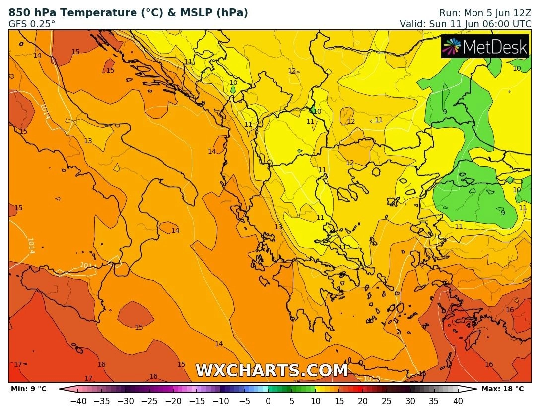 Πρόγνωση καιρού εβδομάδας : Αστάθεια τις θερμές ώρες στα κεντρικά και βόρεια ορεινά - Ηλιοφάνεια στην υπόλοιπη χώρα