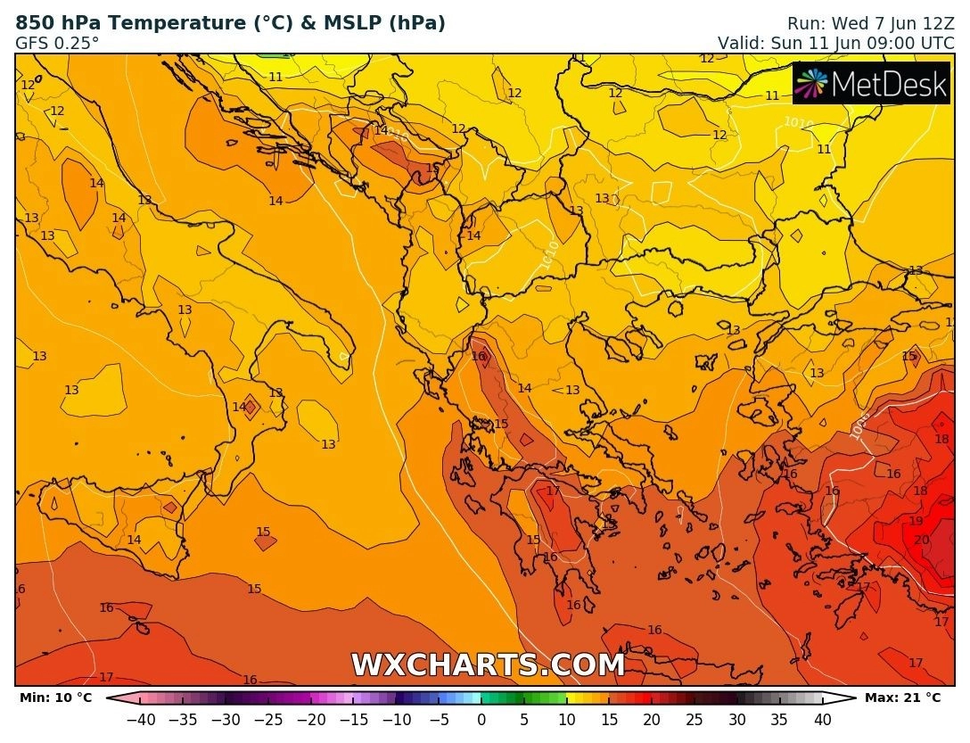 Πρόγνωση καιρού εβδομάδας : Ηλιοφάνεια μέχρι το Σάββατο - Γενικευμένη αστάθεια την Κυριακή κατά τις θερμές ώρες της ημέρας