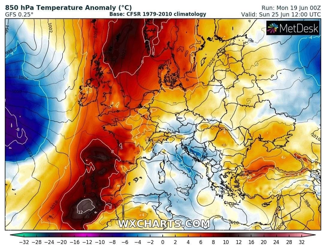 Ευρώπη : Συναγερμός για ακραία καιρικά φαινόμενα σε Ισπανία, Γαλλία, Γερμανία, Ελβετία, Βέλγιο και Ολλανδία αύριο και μεθαύριο