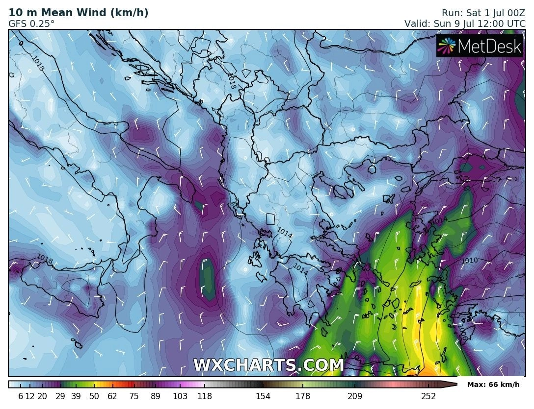 Μεσοπρόθεσμη εκτίμηση Ιούλιος 2023 : Ενδείξεις για το πρώτο κύμα καύσωνα στα μέσα του μήνα στην χώρα μας - Περιορισμός της αστάθειας 