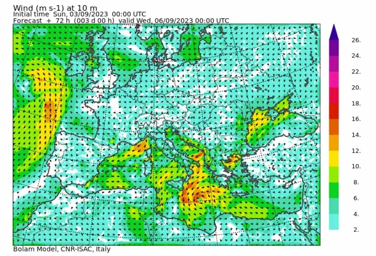 Ιταλοί Μετεωρολόγοι : Ο κυκλώνας 