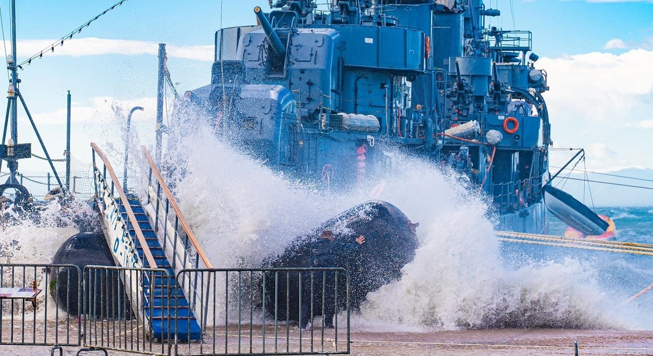 Θεσσαλονίκη : Αποκαρδιωτικές οι εικόνες από το ιστορικό αντιτορπιλικό 