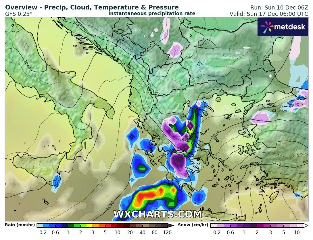 Πρόγνωση καιρού εβδομάδας : Απουσία βροχών και άνοδος της θερμοκρασίας - Πιθανή σημαντική μεταβολή του καιρού το Σαββατοκύριακο