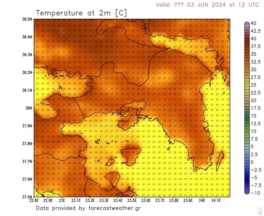 Υψηλές θερμοκρασίες για την εποχή στην χώρα μας έως την Τετάρτη .