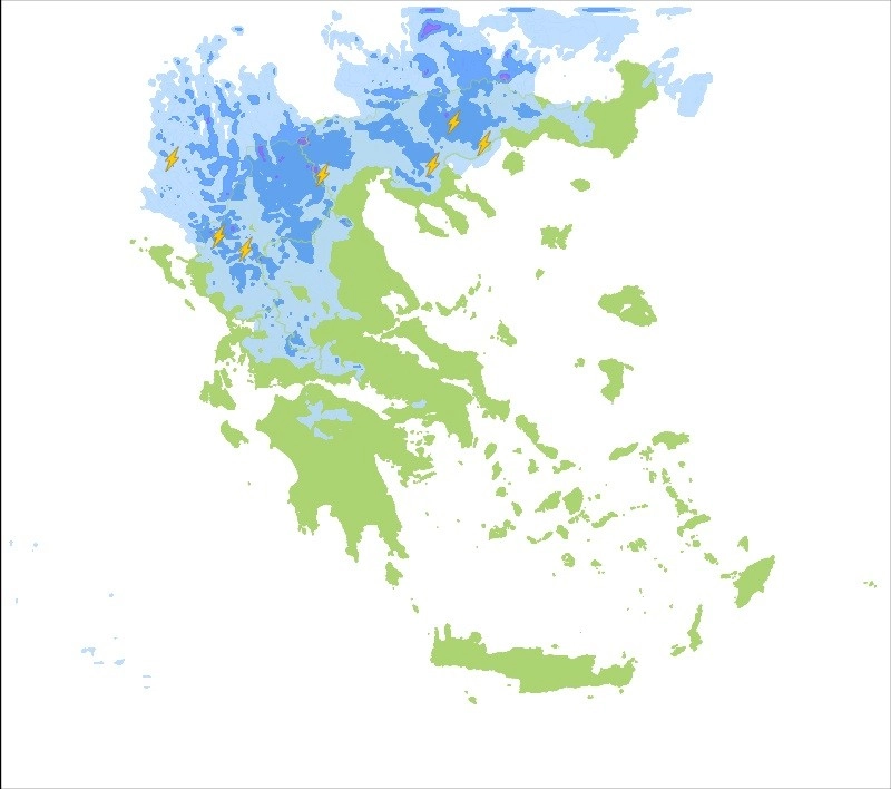 Πτώση της θερμοκρασίας με βροχές και τοπικά έντονες καταιγίδες την νέα εβδομάδα.