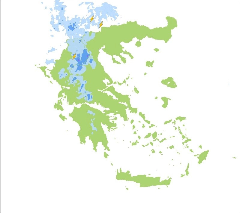 Πτώση της θερμοκρασίας με βροχές και τοπικά έντονες καταιγίδες την νέα εβδομάδα.
