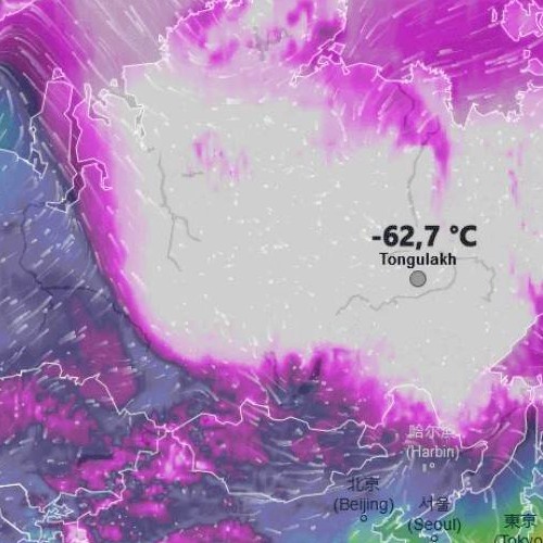Σιβηρία : Τρίτο ρεκόρ όλων των εποχών την τελευταία εβδομάδα με τον υδράργυρο να πέφτει στους -62,7 βαθμούς κελσίου