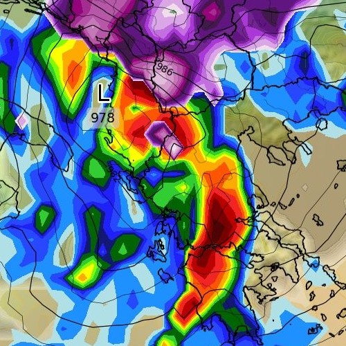Πρόγνωση καιρού εβδομάδας : Τοπικές βροχές στα δυτικά, ανατολικά και νότια - Ραγδαία επιδείνωση του καιρού το Σαββατοκύριακο.