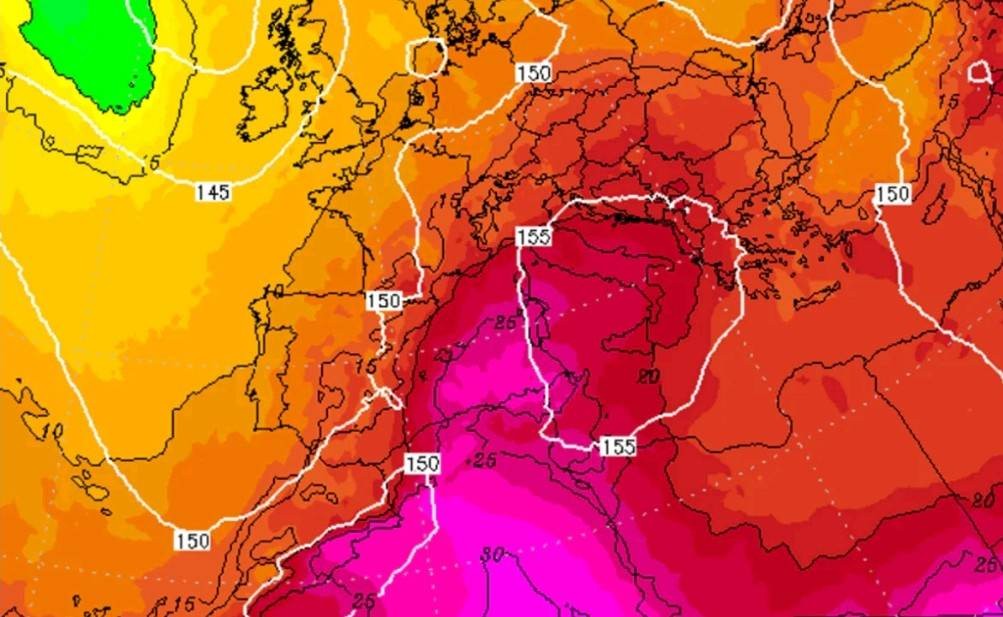 Ιταλοί Μετεωρολόγοι : Καμία περιοχή της Ιταλίας δεν θα δει θερμοκρασίες των 40 βαθμών κελσίου, ούτε η Ν.Α Ευρώπη την νέα εβδομάδα